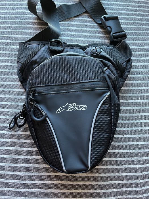 Bolsa de perna para mota estilo alpinestars! Extensível! Nova
