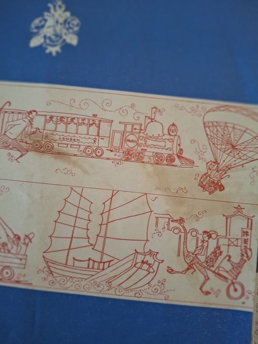 Programa e suplemento filme vintage volta ao mundo 80 dias