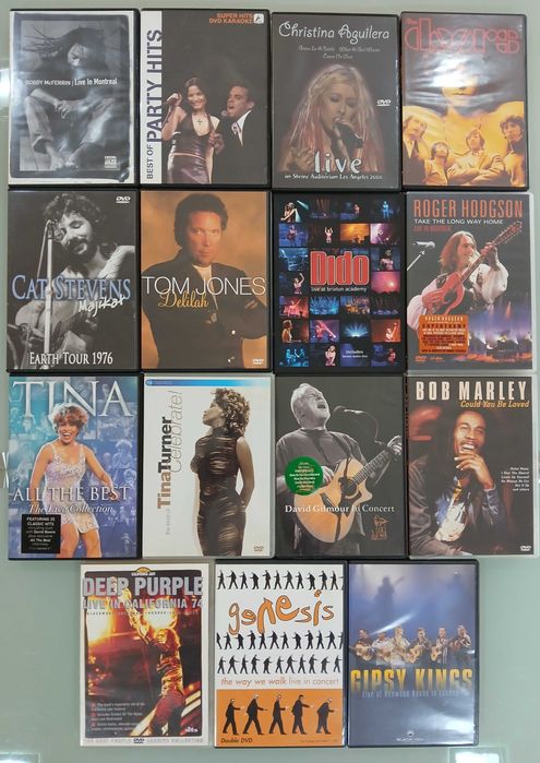 Vendo coleção de dvd's de musica.