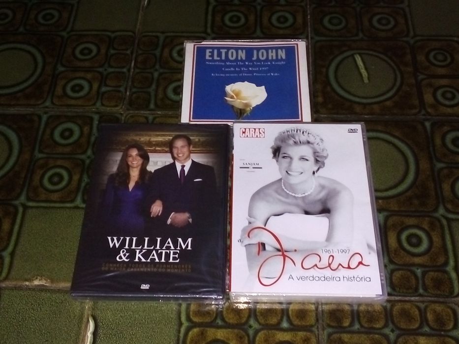 DVD que falam sobre a família real Inglesa