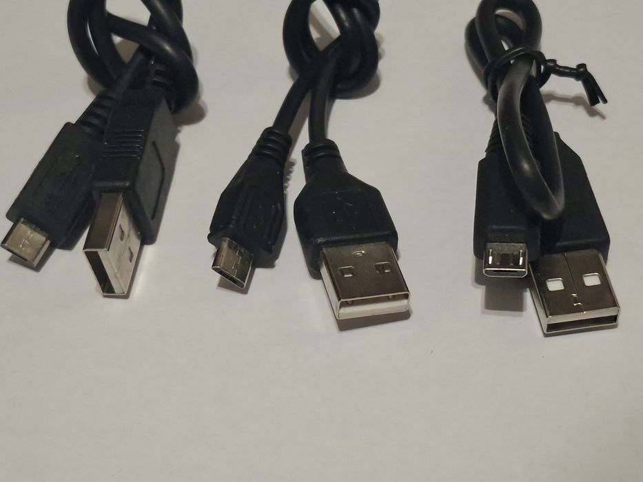 Kabel x3 micro USB zestaw, kable micro USB