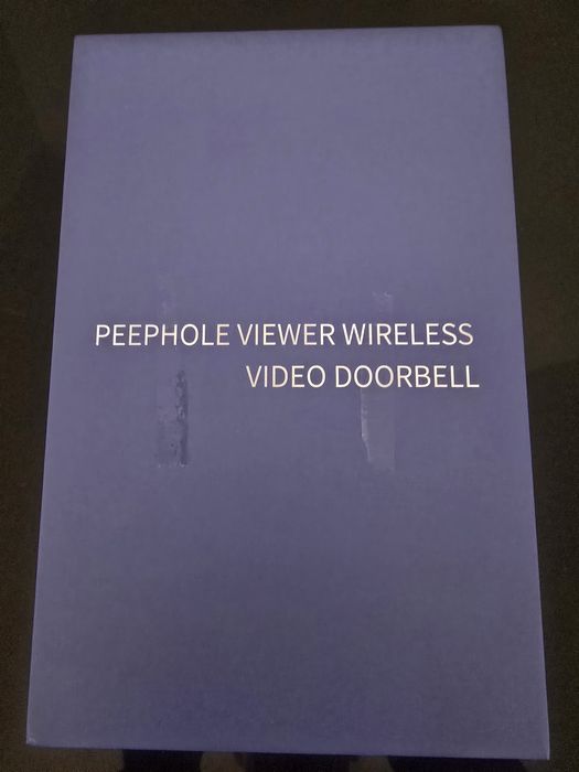 Oculo com camara e ecrã para portas