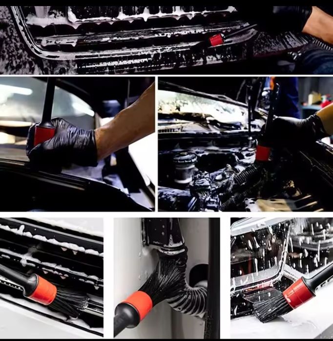 Detailing zestaw pędzli 5szt. Gradacja rozmiarów