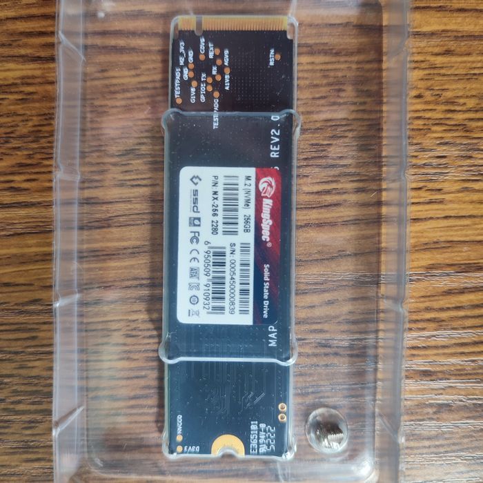 Супер ссд диск Ssd nvme m2 256gb kingspec без дефектов