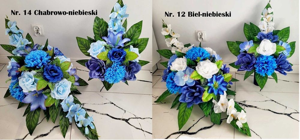 * Stroik na Grób + BUKIET Komplet Wiązanka Wszystkich Świętych