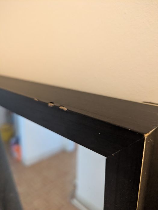 Espelho IKEA preto