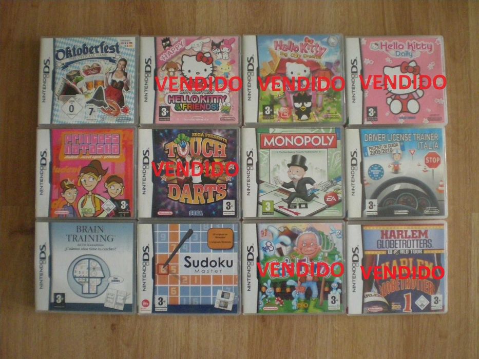 Nintendo DS - 33 jogos - todos com caixa