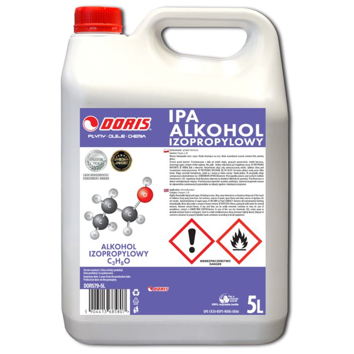 Alkohol izopropylowy IPA DORIS 5L 1szt