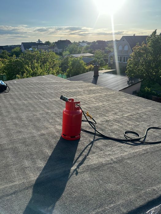 Ремонт єврорубероїду, ремонт покрівлі, ремонт гаражу,балкону, димоходу