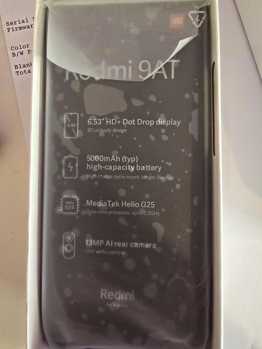 Redmi 9 AT  a estrear