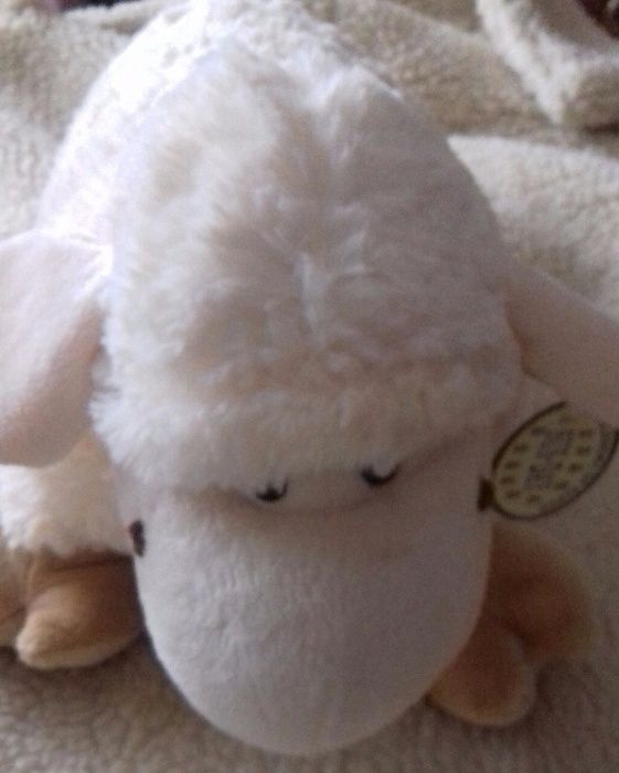 Boneco peluche cordeiro/almofada de Cracóvia