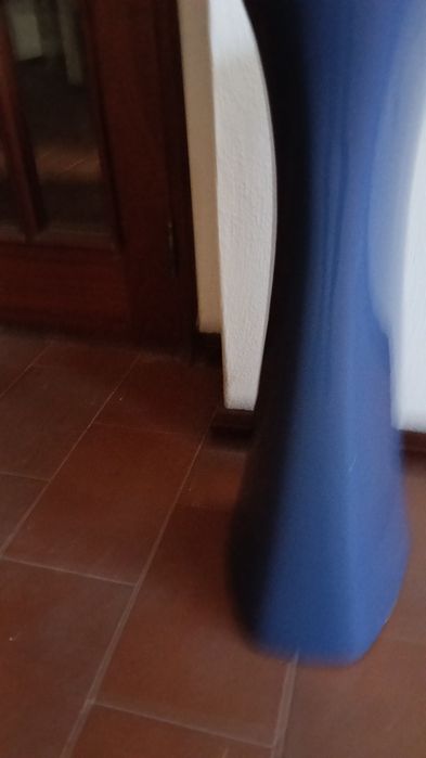 Suporte lavatório azul para casa de banho