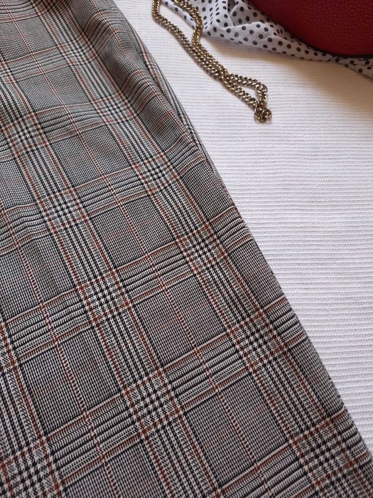 Новые зауженные брюки в клетку, укр размер 50