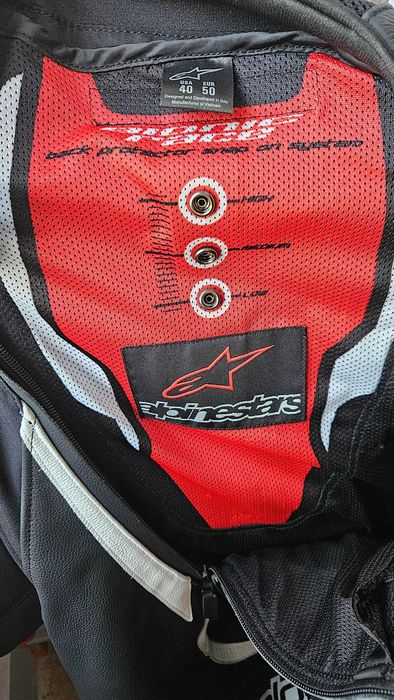 Fato Alpinestar NOVO + botas + protetor das costas