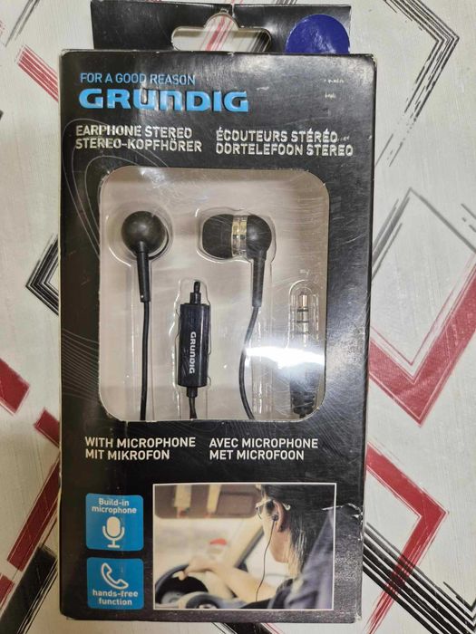 Słuchawki Grundig na kablu 1,2m