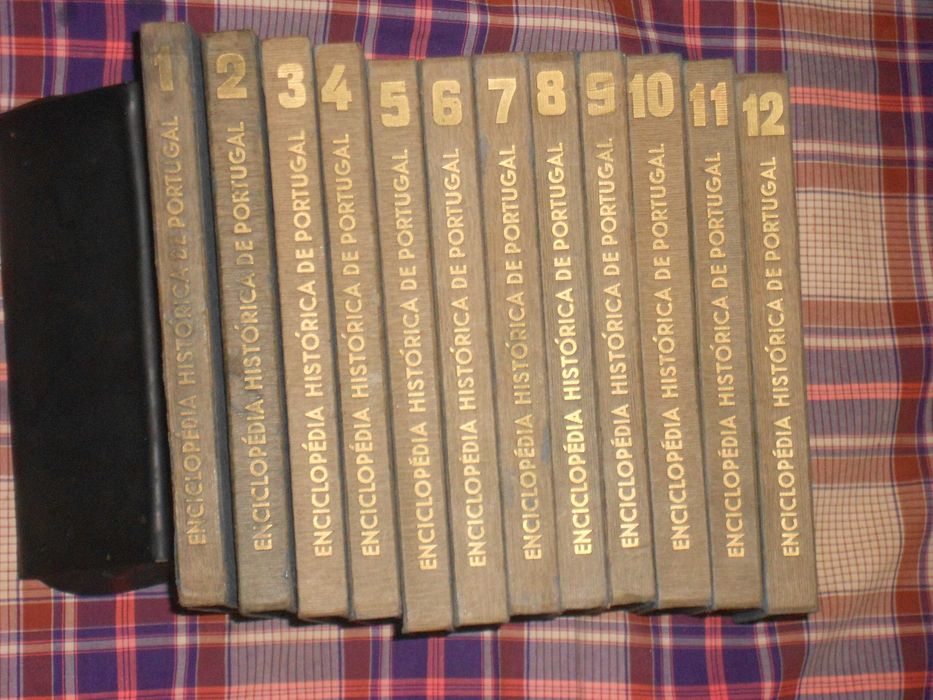 Curiosa Enciclopedia historica de Portugal - Romano Torres - 12 Vol