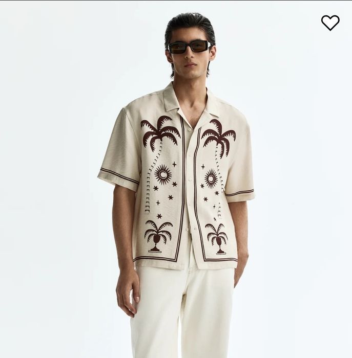 NOWA Koszula męska z krótkim rękawem H&M rozmiar M