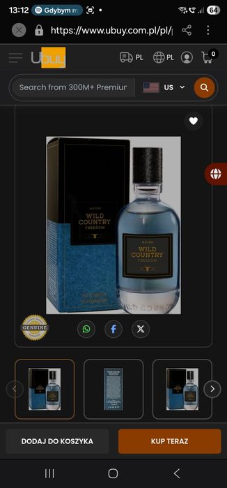 Avon Country Freedom dla Niego