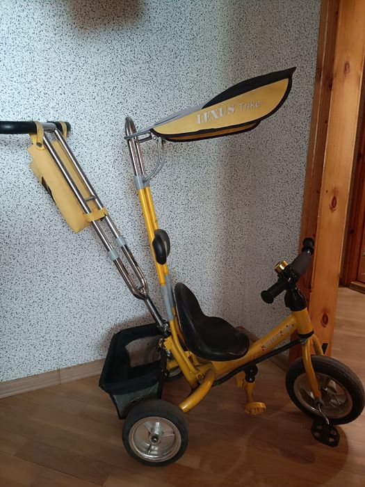 Дитячий триколісний велосипед з батьківською ручкою Azimut trike
