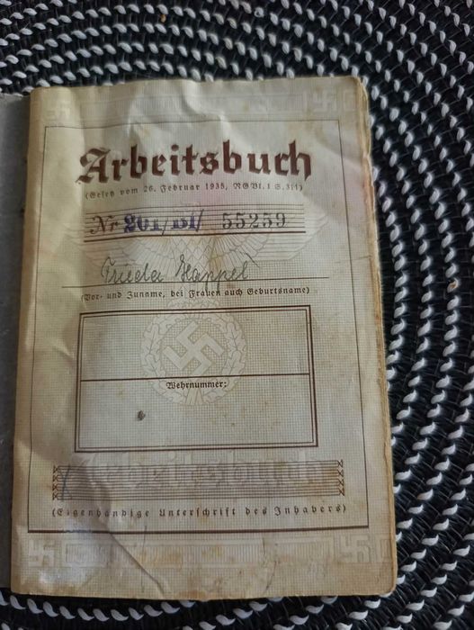 Arbeitbuch dużo wpisów