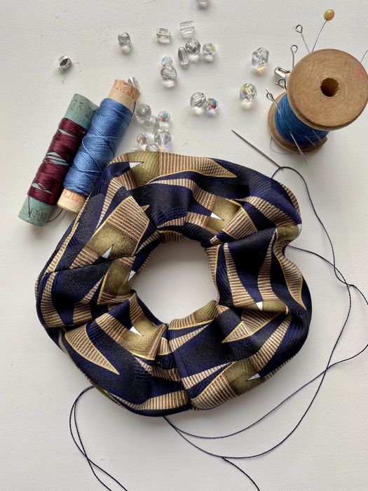 Pure Silk 100%шовк натуральний Резинка для волосся Ручна робота