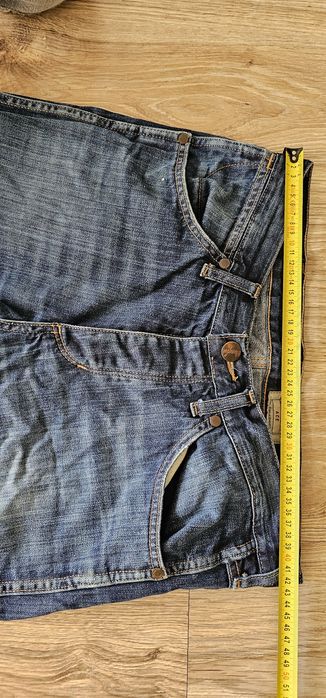 Wrangler spodnie dżinsowe męskie rozmiar W33 L36 granatowe