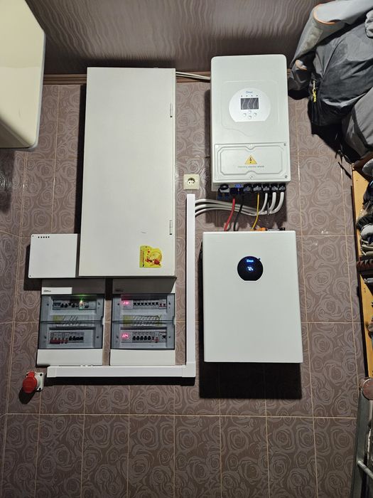 Підключу інвертор, зарядну станцію, генератор .та налаштую систему жив