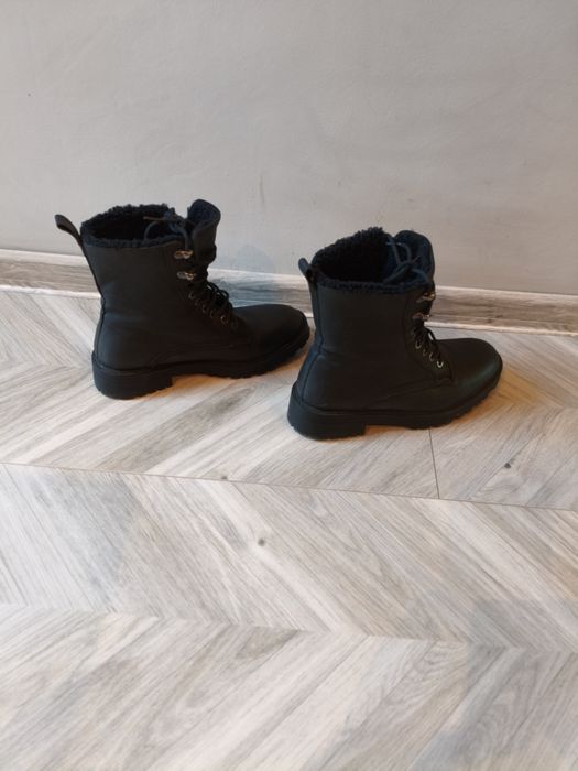 Botki do kostki damskie ocieplane