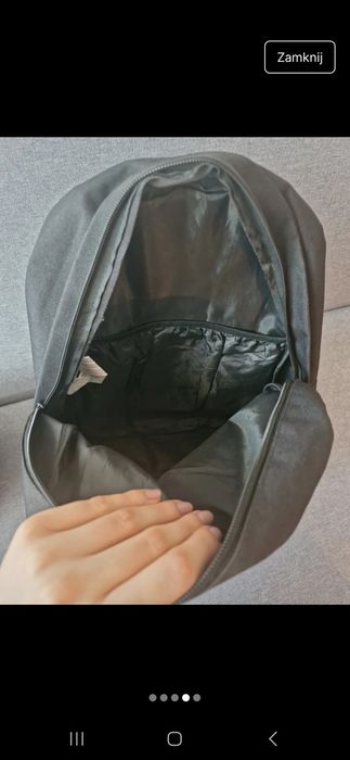 Plecak młodzieżowy szkolny czarny koty