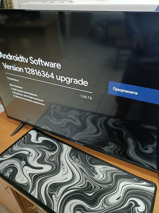 Smart TV 45" Голосовий пульт чистий Android 15