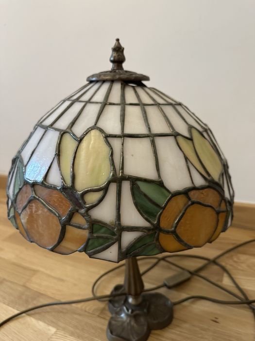 Lampa biurkowa, witrazowa, okazja