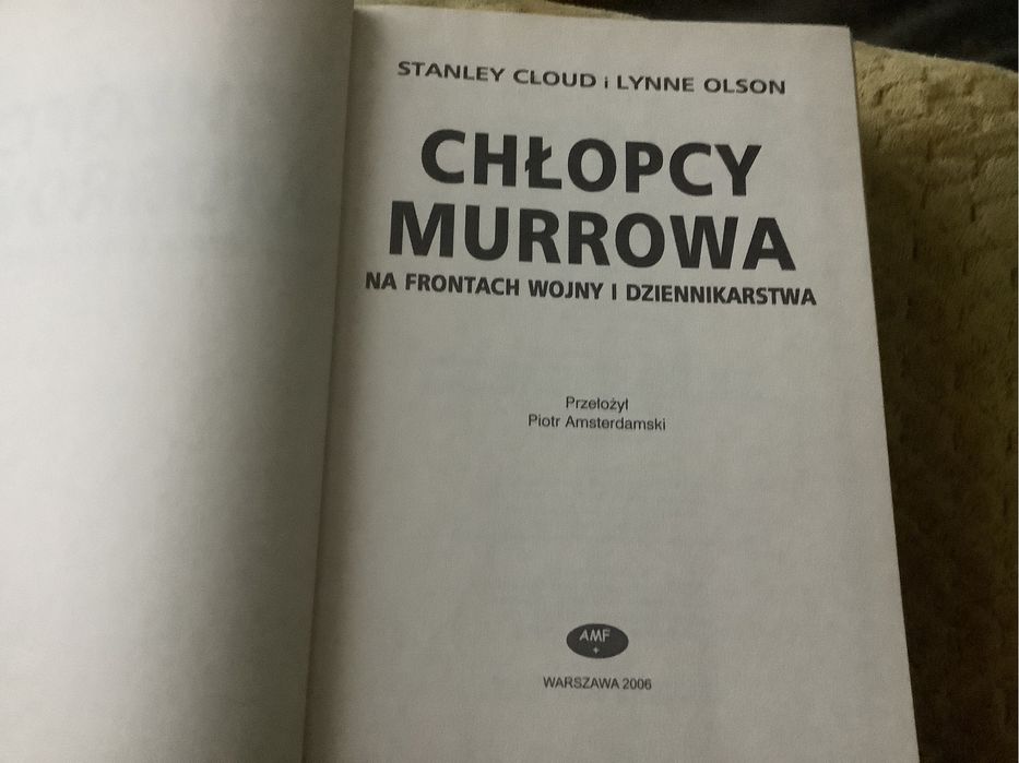 Chłopcy murowa na frontach wojny i dziennikarstwa Cloud