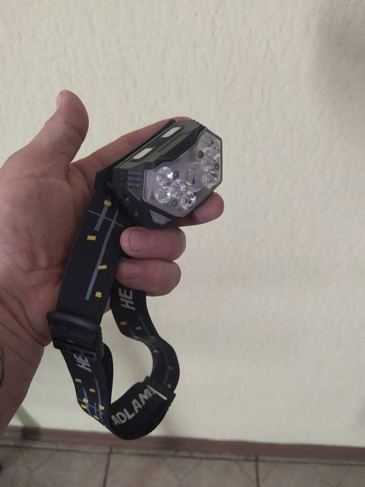 Налобний ліхтар-акумулятирний 9 LED