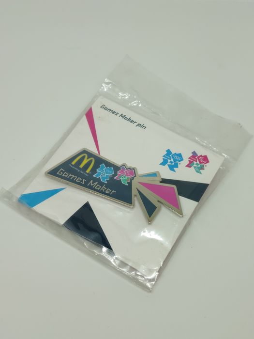 Igrzyska olimpijskie Londyn 2012 przypinka Games Maker pin McDonald's