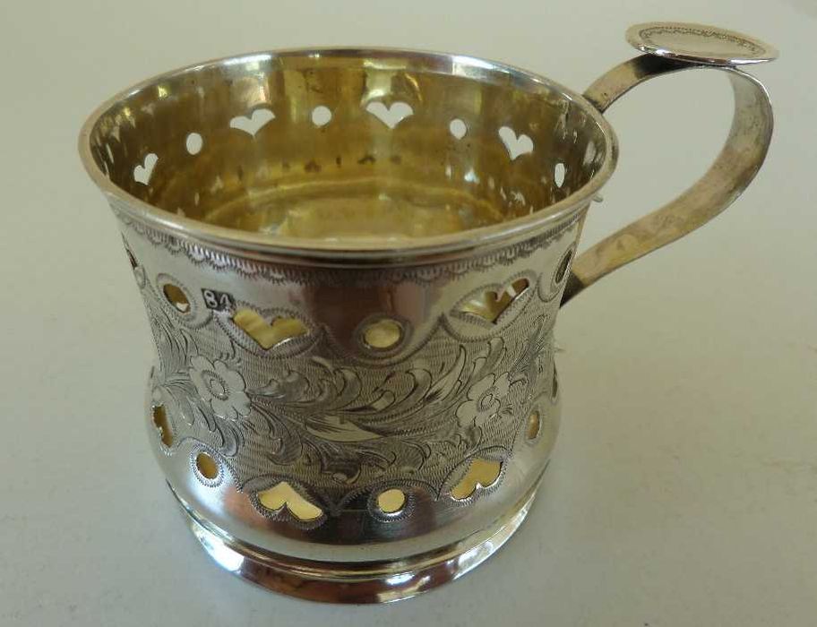 Серебро 84 проба , подстаканники