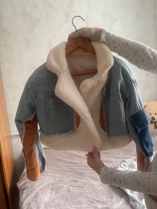 Продам жіночу шубку, джинсовку Teddy