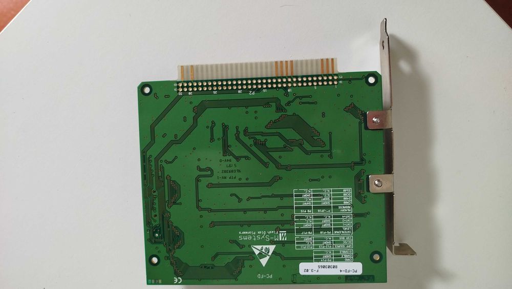 Placa ISA Flash Disk M-Systems Pioneers PC-FD-4