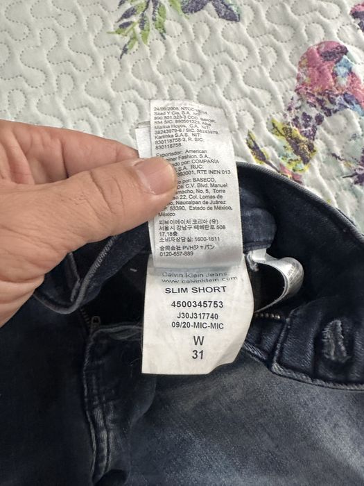 Calvin Klein calcões de ganga