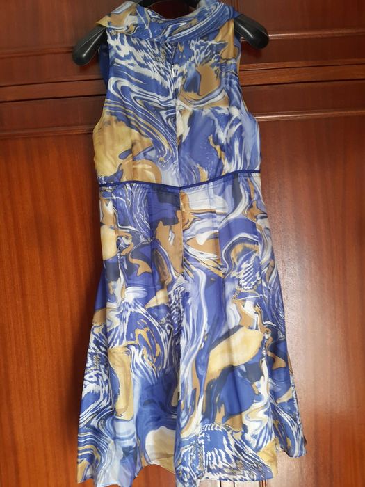 Vestido seda natural como novo