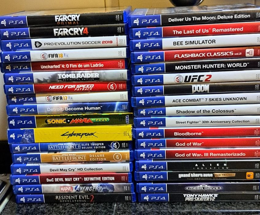 Jogos como novos PS4
