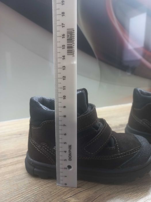 Trzewiki chłopięce, buty dziecięce skórzane brązowe RENBUT rozm.24