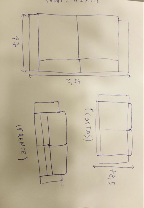 Sofa interdecor 3 lugares