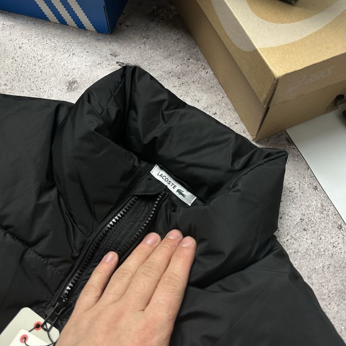 Пуховик Lacoste вишивка S,M,L,XL,XXL