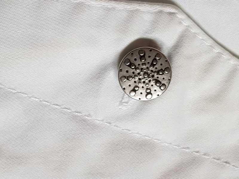 spodnie damskie  dziewczęce rybaczki kieszonki białe letnie