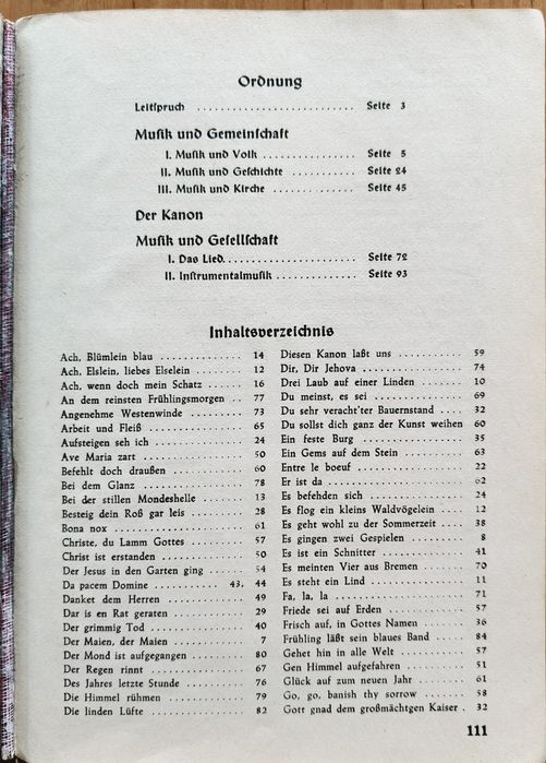 Stara niemiecka książka do nauki muzyki