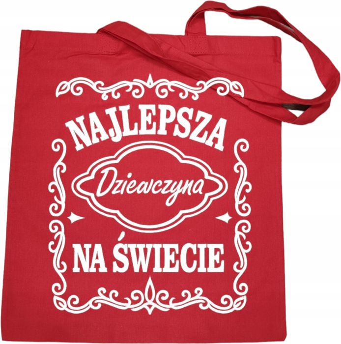 torba zakupowa najlepsza dziewczyna na świecie walentynki prezent