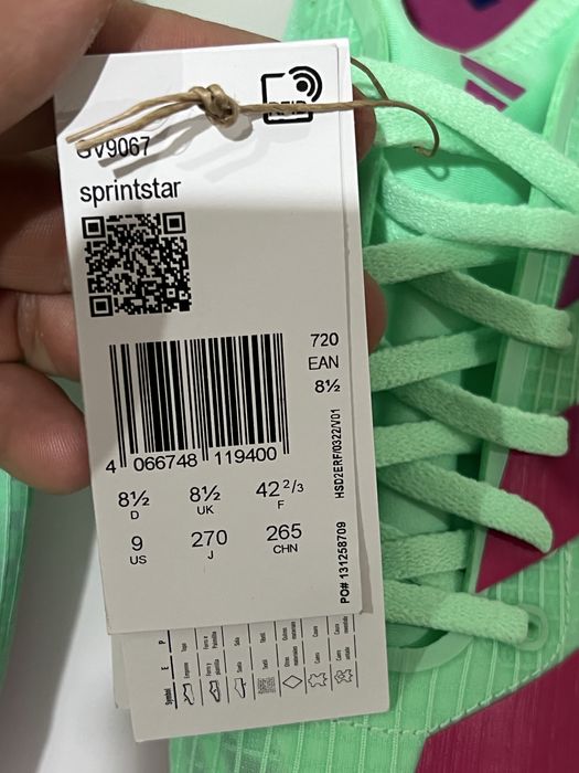 Sapatilhas bicos adidas sprintstar (NOVAS)