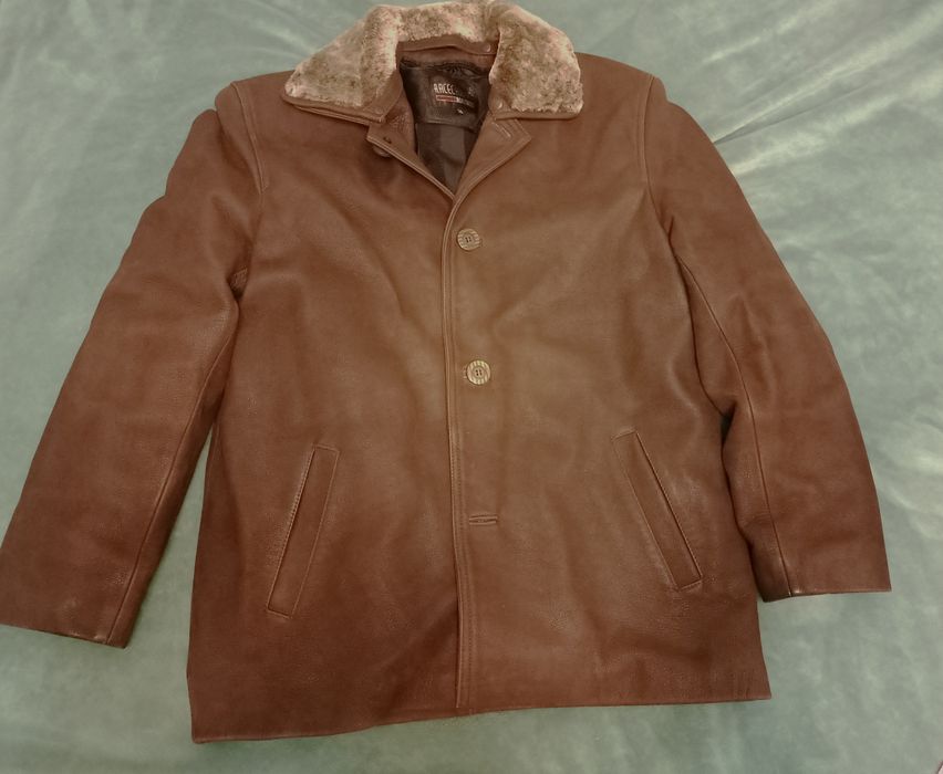 Дублянка Шоколад- два  сезони\ демі  і  зима\ натур. замша - р. 56