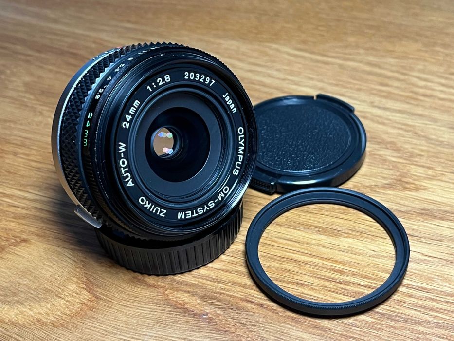 Olympus OM Zuiko Japan 24mm f/2.8 NMC idealny