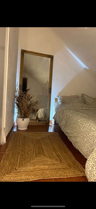 Espelho Dourado novo/ grande dimensão